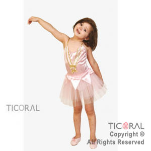 DISFRAZ TU-TU NI�A ROSA CAND TALLE 1